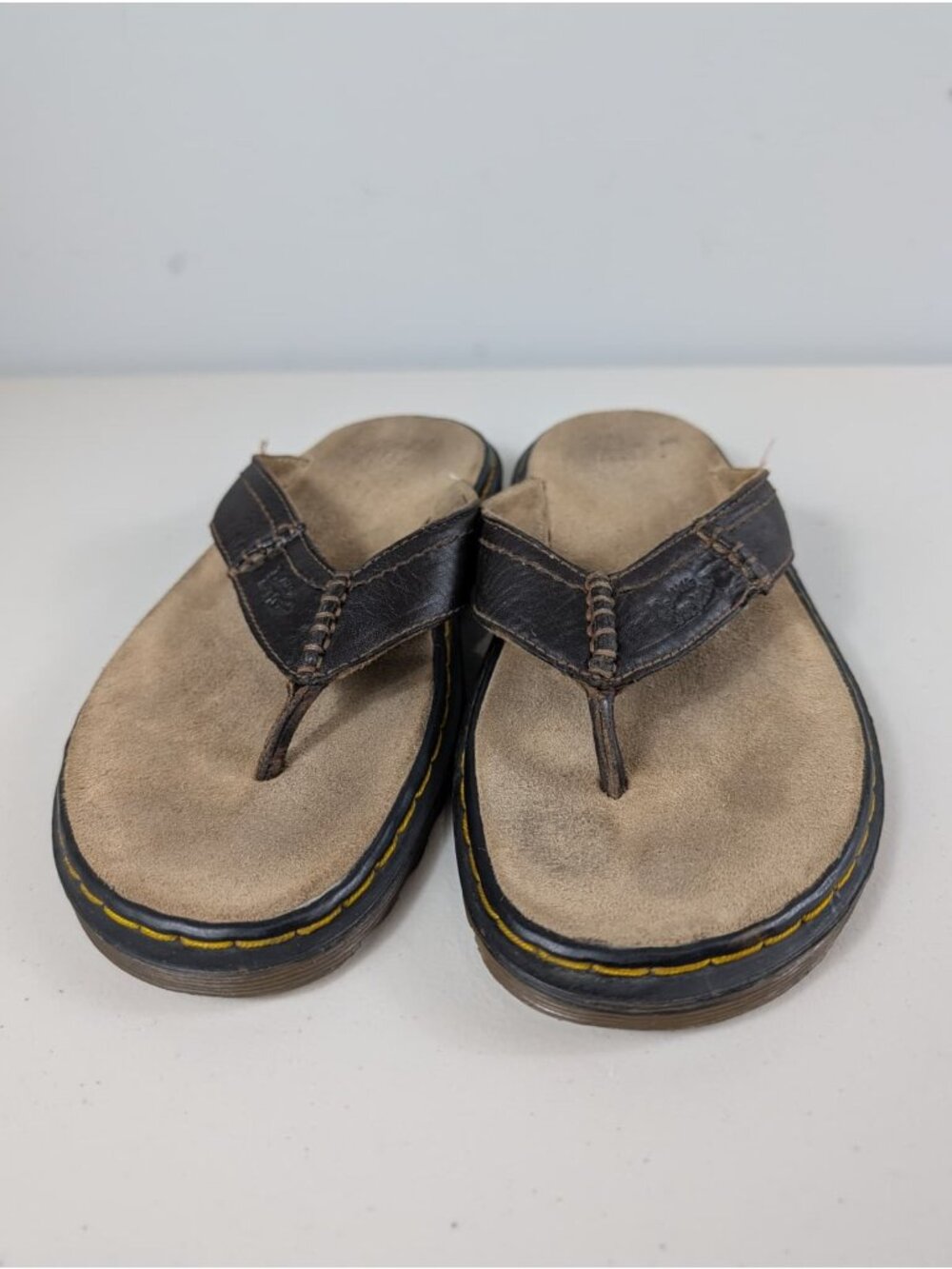 Dr Marten's brown leather sandals unisex size 9M 10W